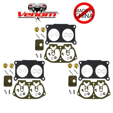 Yamaha 3-PACK Outboard V-6 Carb Carburetor Rebuild Kit 150 175 200 225 HP 86-95