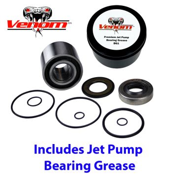 SeaDoo Jet Pump Rebuild Kit RXP RXT X RXPX RXTX 215 255 260 2009-2014 w/ Grease